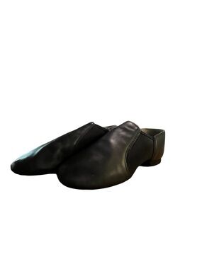 Unisex (Womens) Black Slip-On Jazz Dance Leather size 5.5